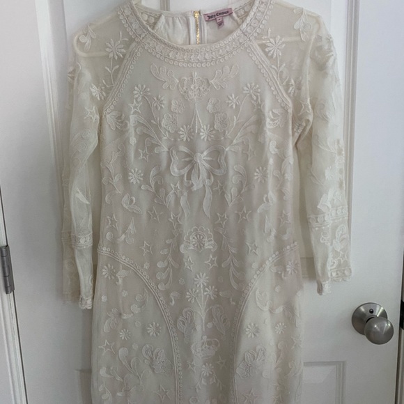 Juicy Couture mini long sleeve lace dress - Picture 5 of 5
